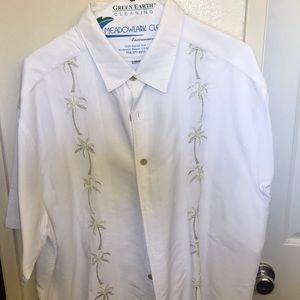 Hawaiian shirt.   Not sure if it’s a real